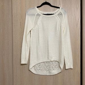 White sweater size M